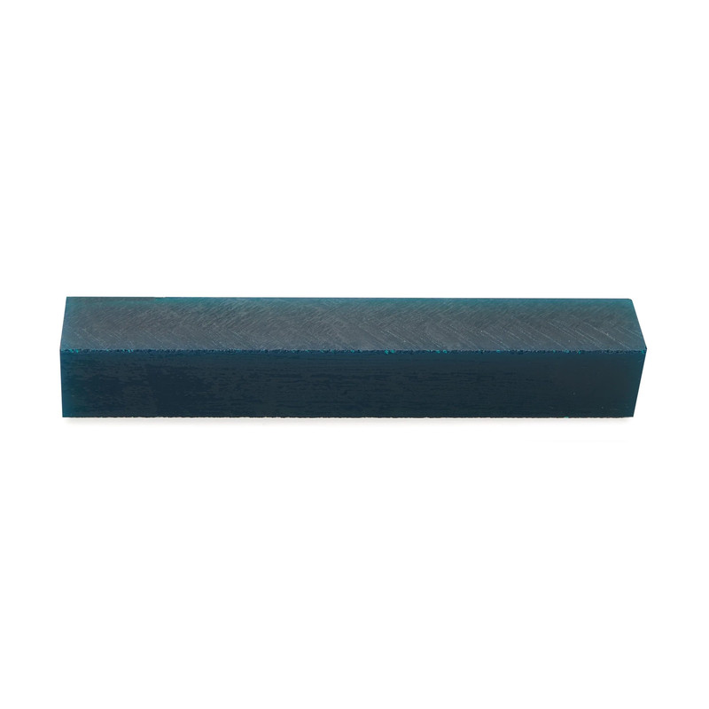 Acrylic Pen Blank - 3/4" x 3/4" x 5" - Color:Solid Green